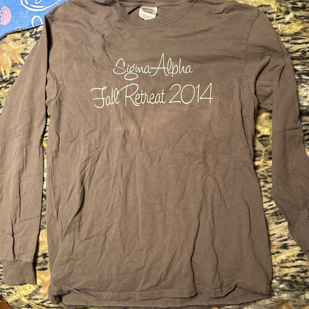 Large long sleeve Sigma Alpha (ΣΑ) shirt